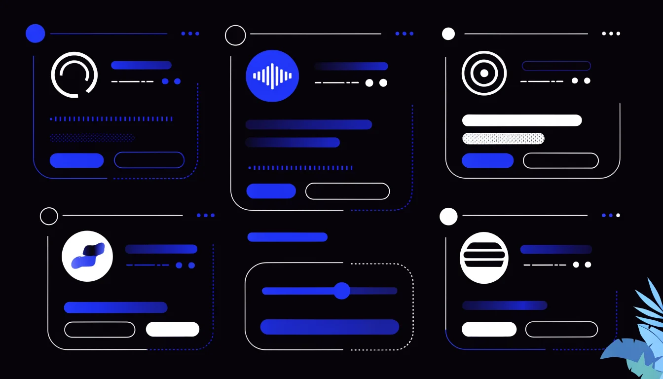 Ilustración editorial de Verybrands sobre medir marca, con tarjetas de estrategia, señales digitales y trazos azules de marca.