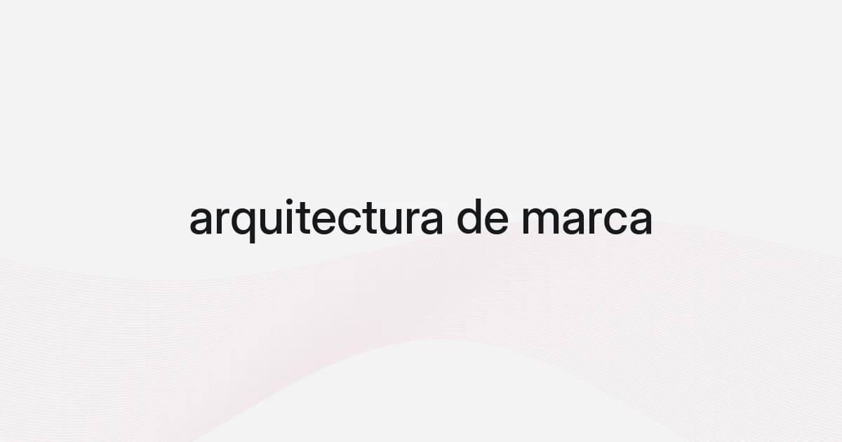 Portada con malla de líneas y texto sobre arquitectura de marca