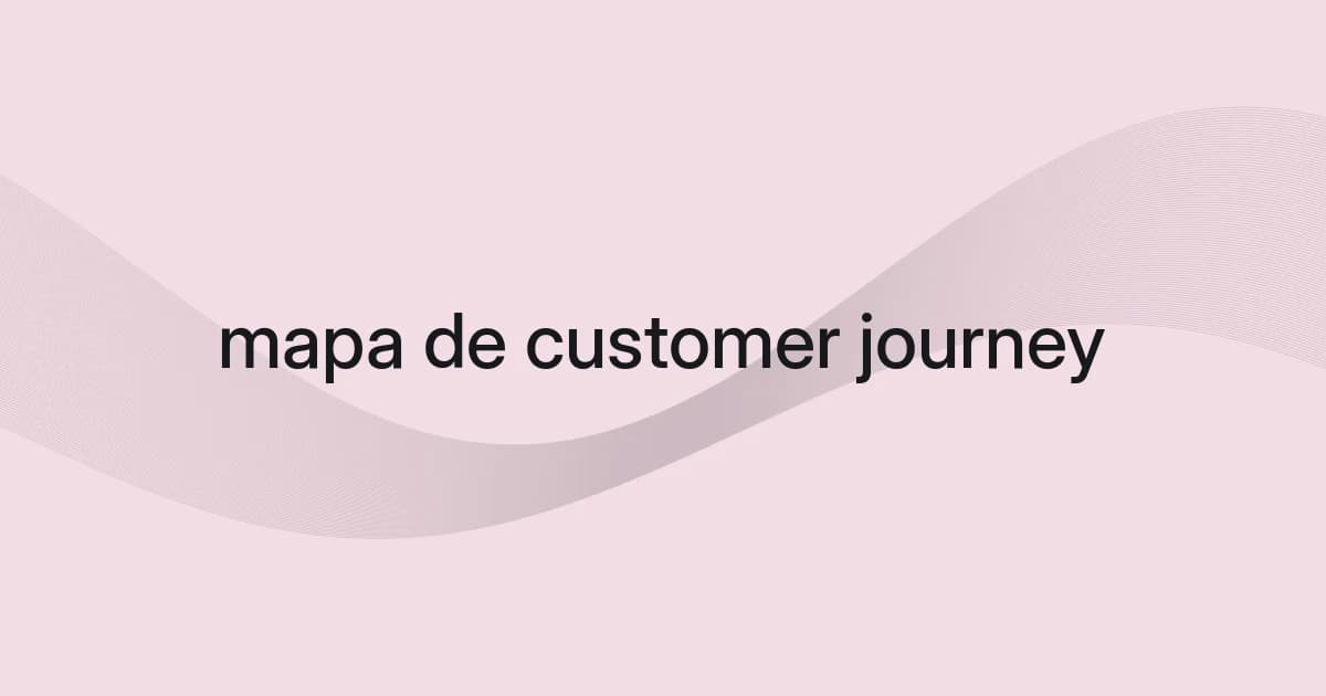 Portada con malla de líneas y texto sobre mapa de customer journey