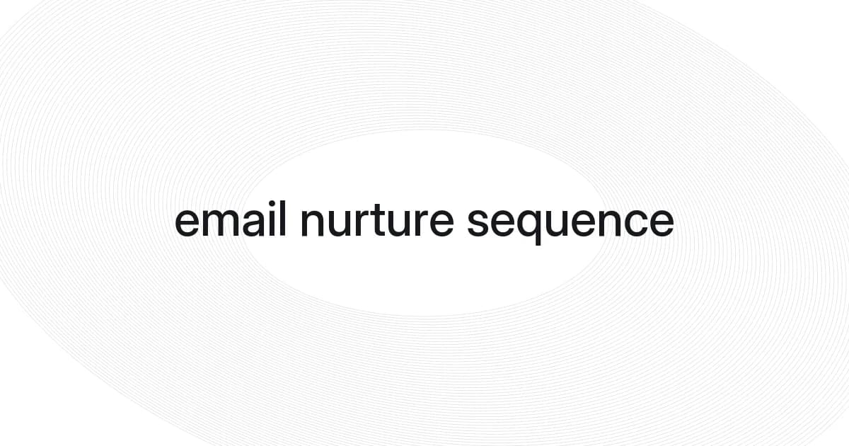 Wireframe and text cover about email nurture sequence