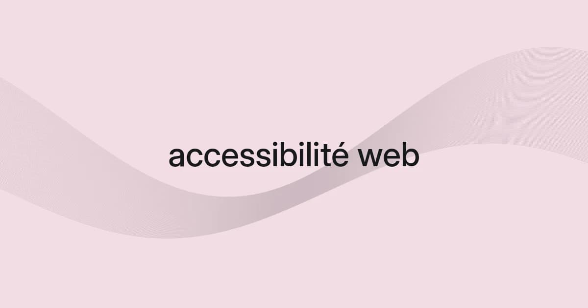 Couverture avec structure filaire et texte sur l'accessibilité web