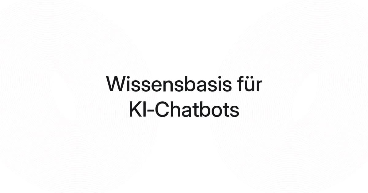 Cover mit Drahtgitter und Text zur Wissensbasis für KI-Chatbots