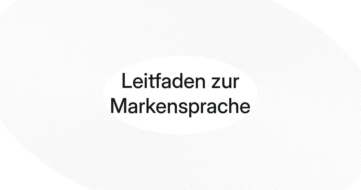 Cover mit Drahtgitter und Text zum Leitfaden für Markensprache