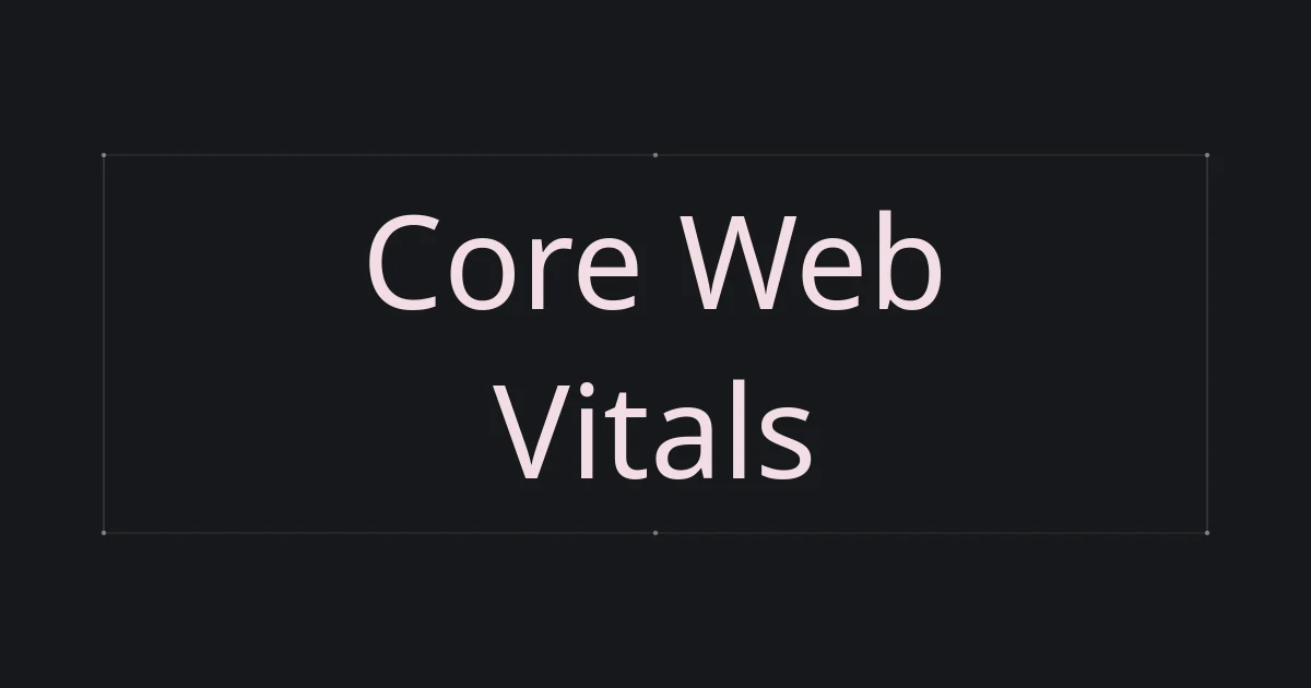 Core Web Vitals पर टाइपोग्राफ़िक कवर