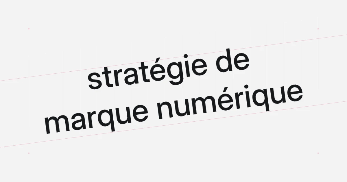 Couverture typographique sur le branding numérique
