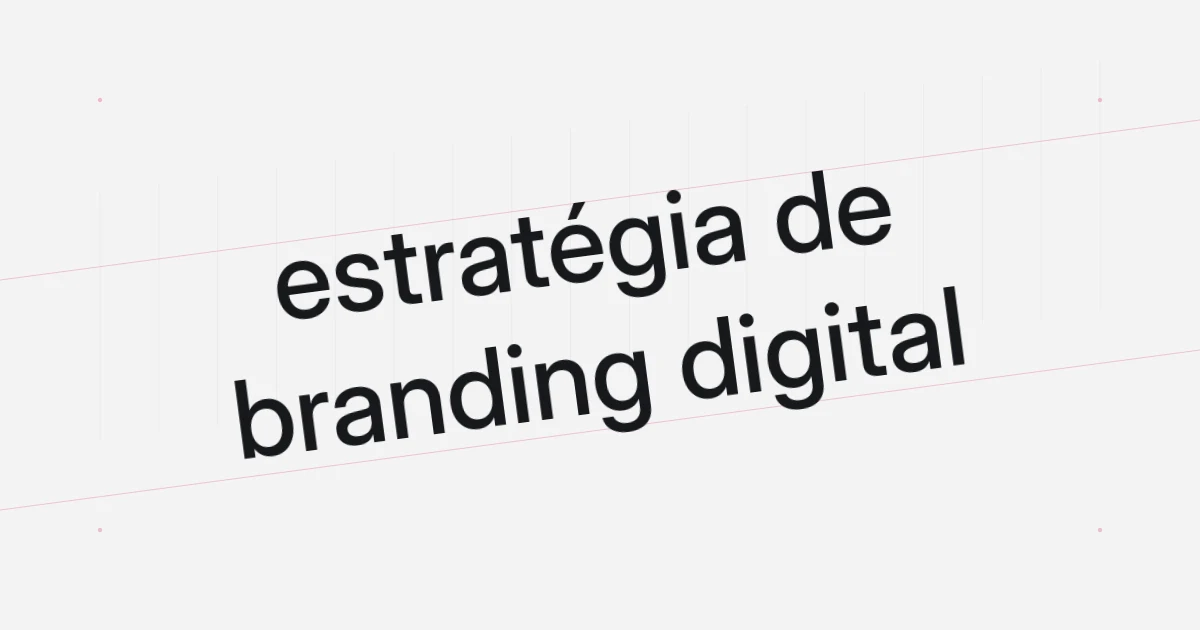 Capa tipográfica sobre branding digital