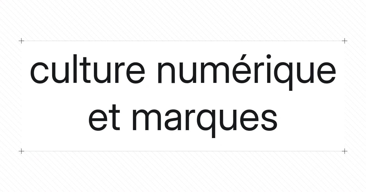 Couverture typographique sur la culture numérique