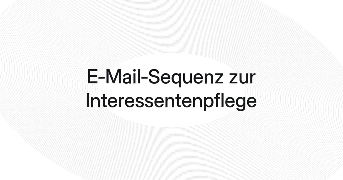 Cover mit Drahtgitter und Text zur E-Mail-Sequenz für Interessentenpflege