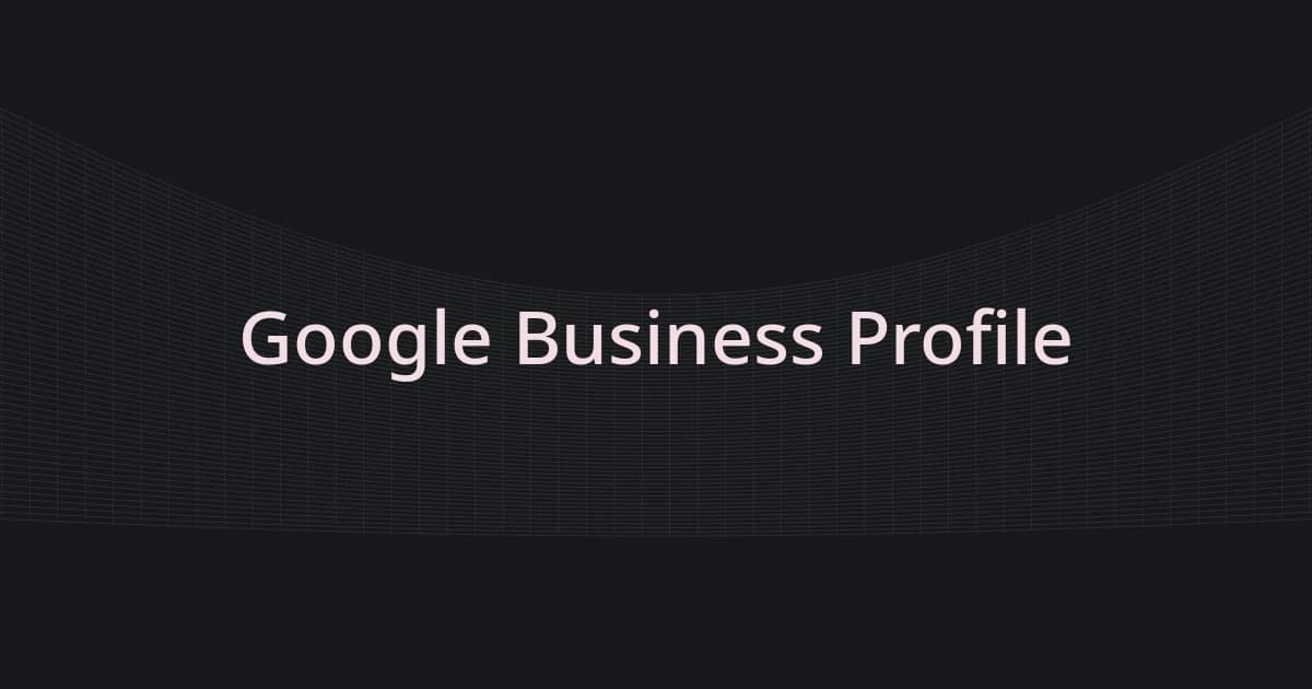 Google Business Profile पर रेखाजाल और टेक्स्ट वाला कवर