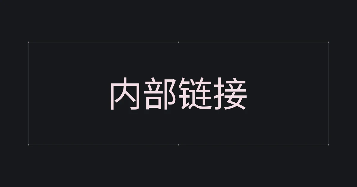 以内部链接为主题的字体设计封面