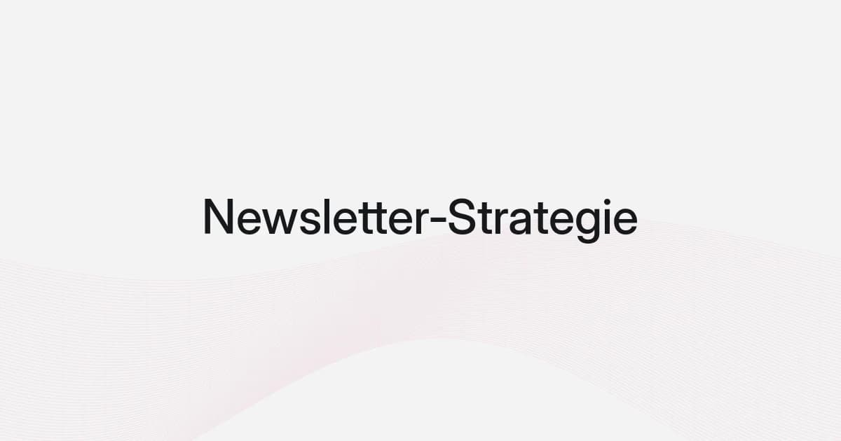 Cover mit Drahtgitter und Text zur Newsletter-Strategie