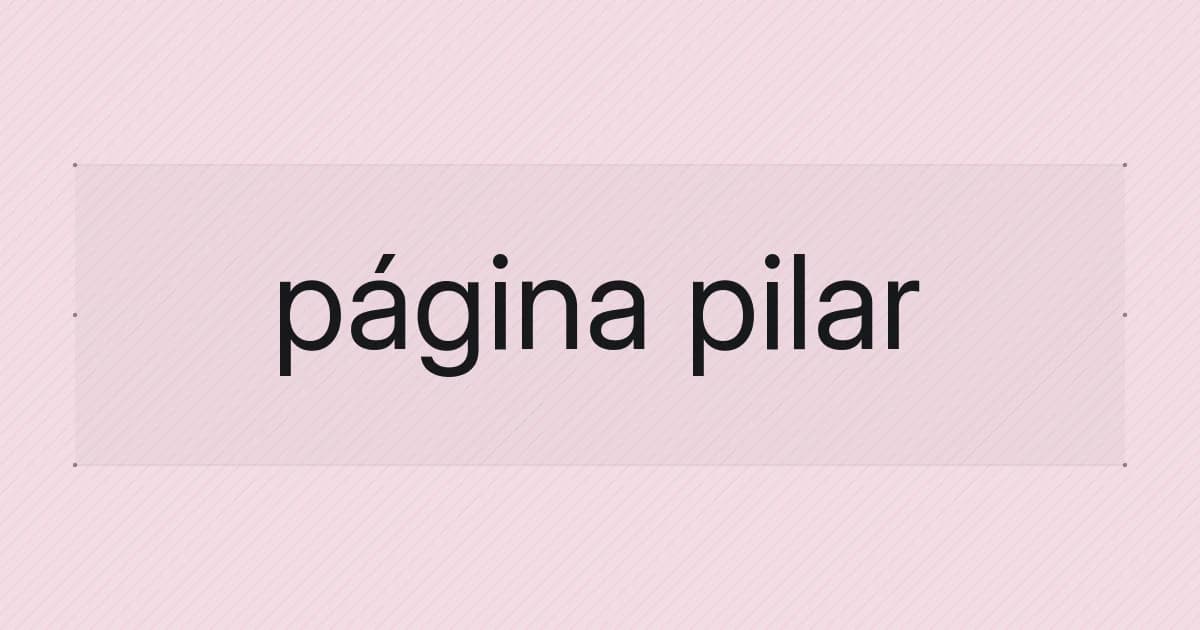 Capa tipográfica sobre página pilar